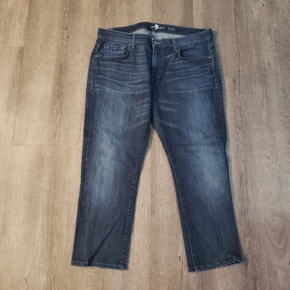7 For All Mankind Other - 7 for All Mankind Brett Jeans Mens sz 36 Dark Wash